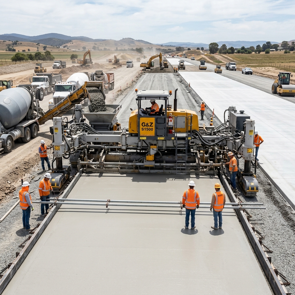 Constructing Cement Concrete Roads